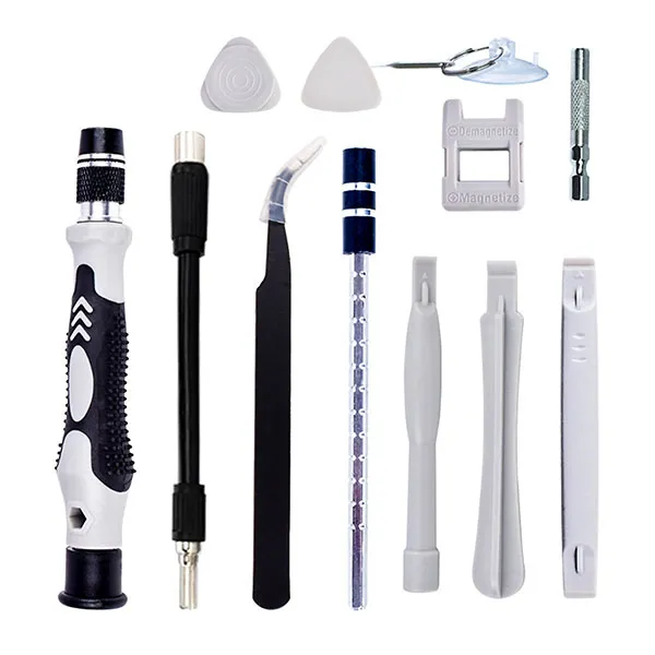 Hình ảnh bộ tua vít đa năng với đầy đủ phụ kiện mở hộp