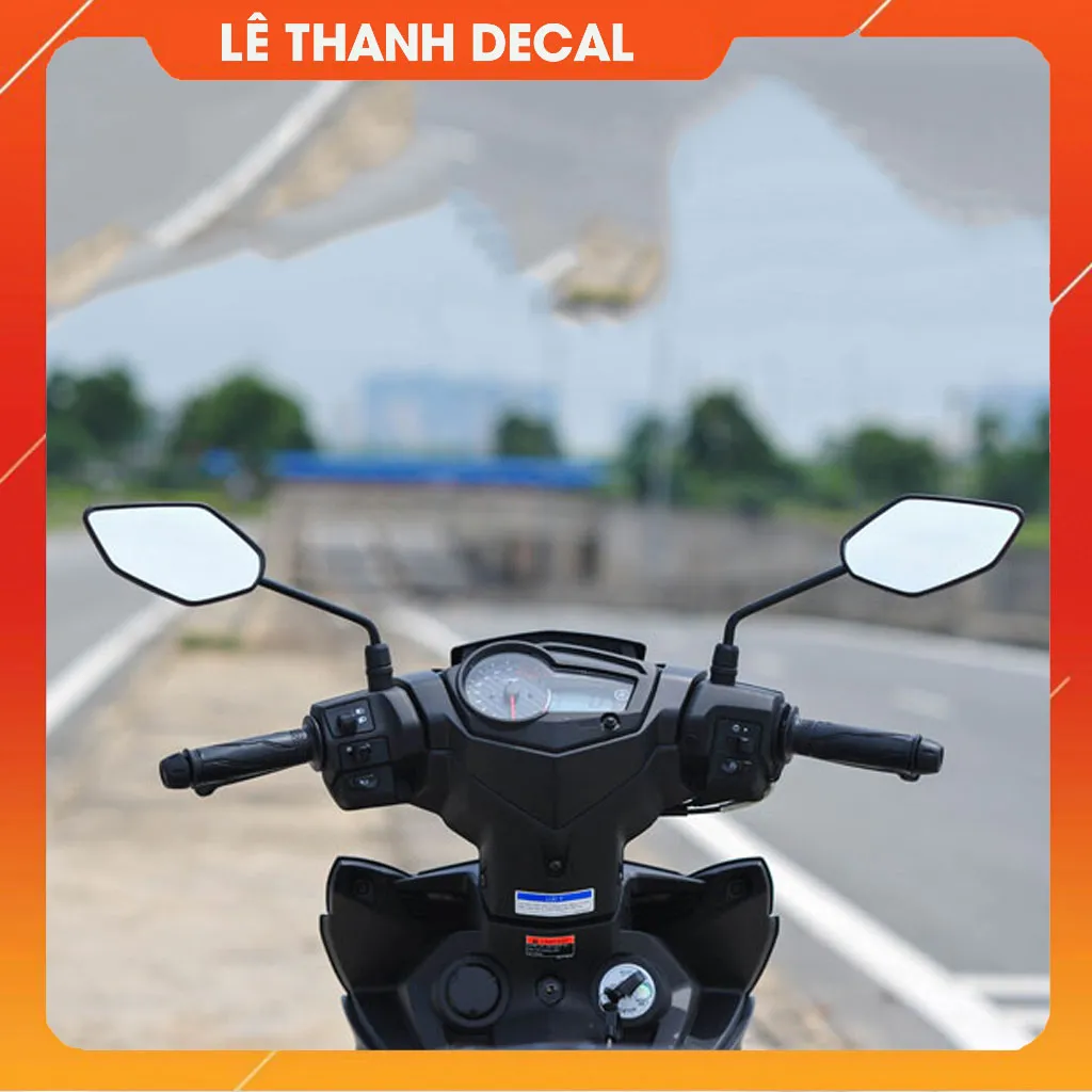 Gương chiếu hậu xe máy Exciter 150 (có thể tương tự với Vision về nguyên lý lắp)