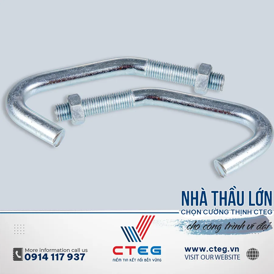 Sản phẩm bu lông neo móng be V