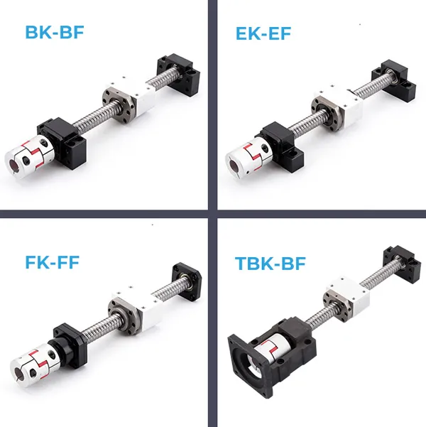 các loại gố đỡ trục vít me bi