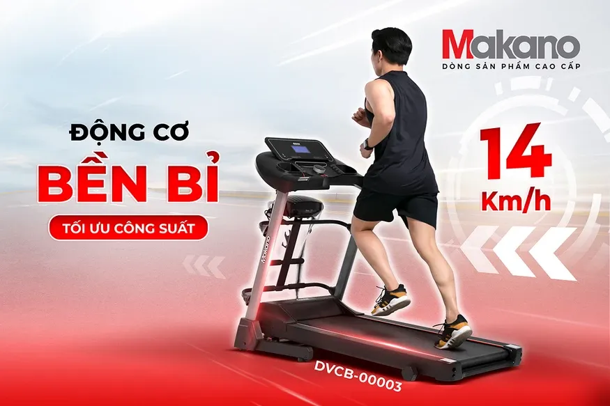 Thương hiệu máy chạy bộ Daikiosan/Makano, đại diện cho thiết bị chất lượng cao hỗ trợ người dùng sử dụng máy chạy bộ đúng cách và hiệu quả.