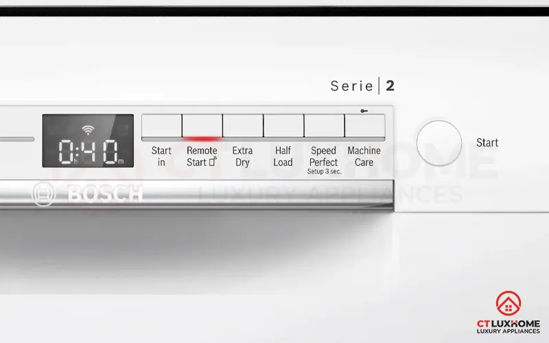 Chương trình rửa đặc biệt trên máy rửa bát Bosch Serie 2