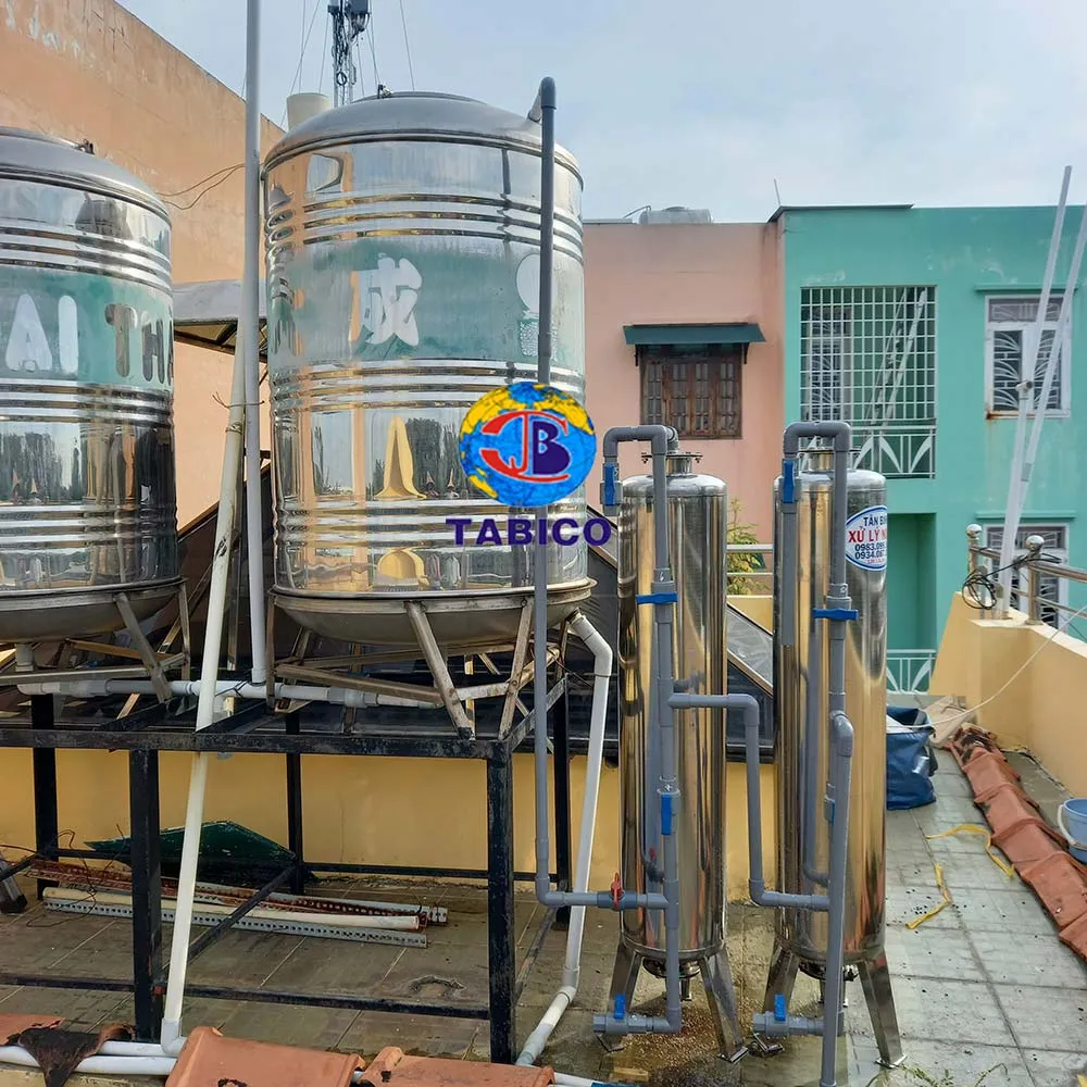 Hệ thống lọc nước tổng sinh hoạt đầu nguồn hiệu quả cho gia đình để khử mùi nước giếng khoan