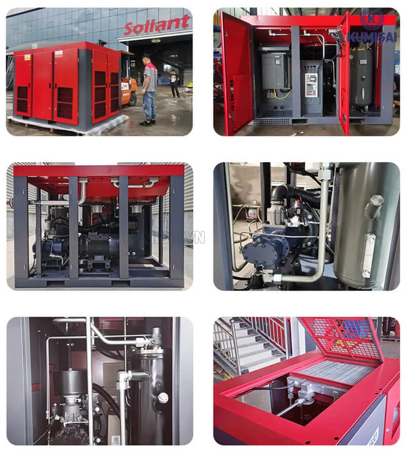 hiệu suất máy nén khí trục vít