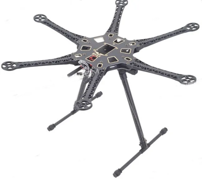 Khung sườn hexacopter HMF-S550 chất lượng cao dành cho dự án tự lắp ráp flycam cá nhân
