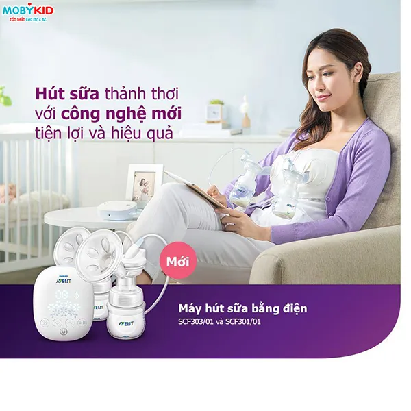 Thương hiệu Philips Avent hàng đầu về đồ dùng mẹ và bé, máy hút sữa chất lượng