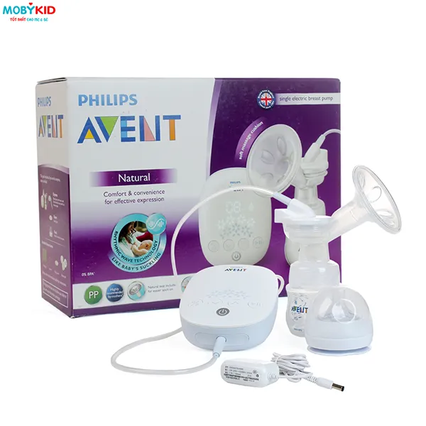 Máy hút sữa Philips Avent điện đơn SCF301/01 hiện đại, tiện lợi cho mẹ