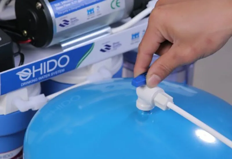 Bình áp hết khí 