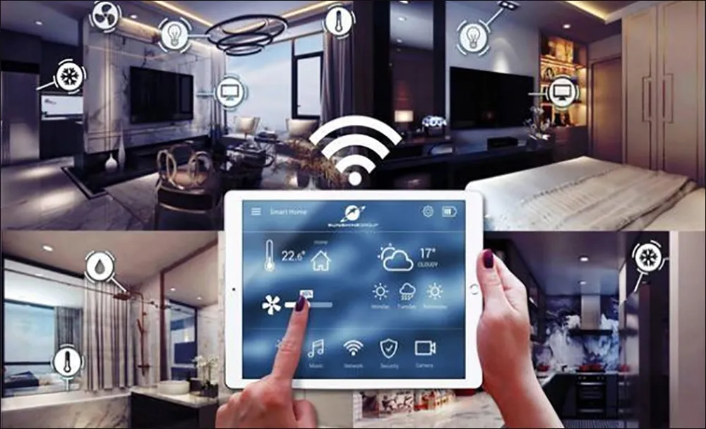 Thiết bị trung tâm Smarthome kết nối và điều khiển máy lạnh Sharp mà không cần remote truyền thống.