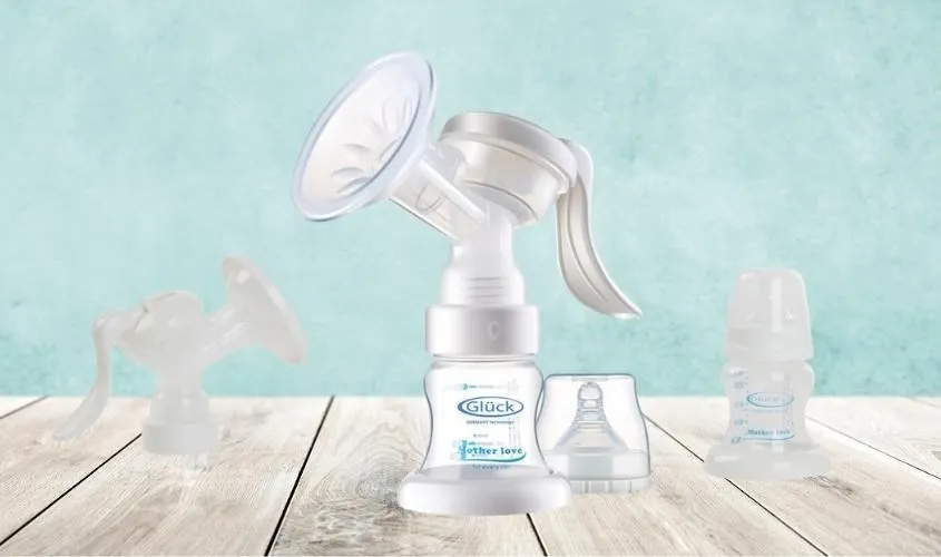 Máy hút sữa cầm tay Gluck Baby GP22-1 với thiết kế nhỏ gọn, an toàn