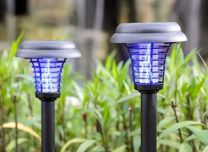 Cách sử dụng máy bắt muỗi hiệu quả bằng cách đặt gần khu vực cây cối