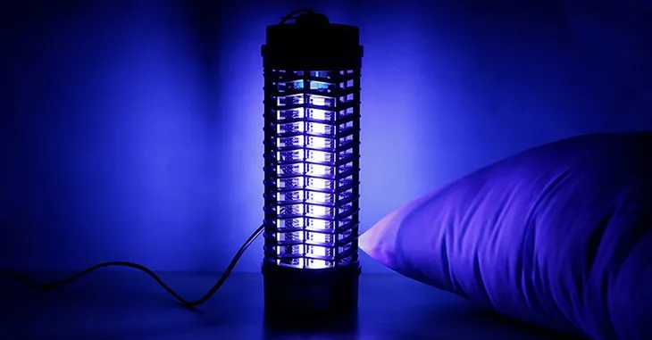 Để cách sử dụng máy bắt muỗi tối ưu, hãy tắt các nguồn sáng cạnh tranh