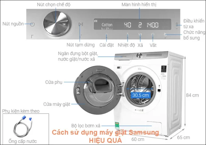 Cách Sử Dụng Máy Giặt Samsung Hiệu Quả Từ A Đến Z Cách Sử Dụng Máy Giặt Samsung Hiệu Quả Từ A Đến Z