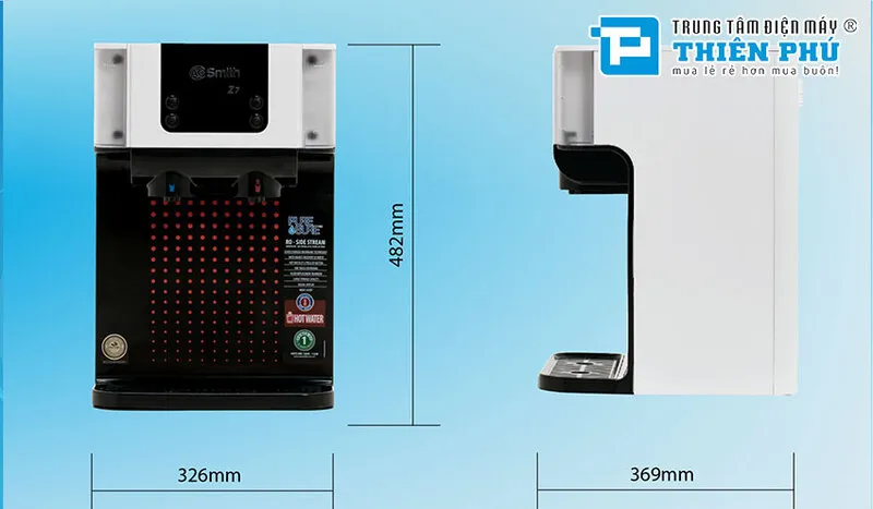 Máy lọc nước AO Smith Z7 với thiết kế hiện đại, sẵn sàng lọc sạch nước