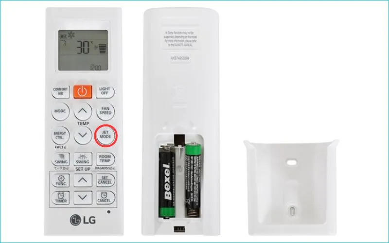 Chế độ JET MODE giúp làm mát không gian tức thì