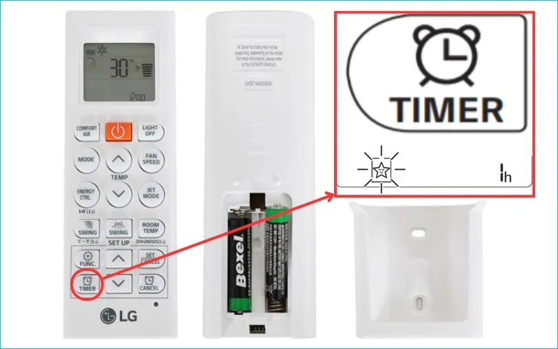 Kích hoạt chế độ SLEEP để ngủ ngon, tránh lạnh ban đêm, tiết kiệm điện, hẹn giờ đến 7 tiếng