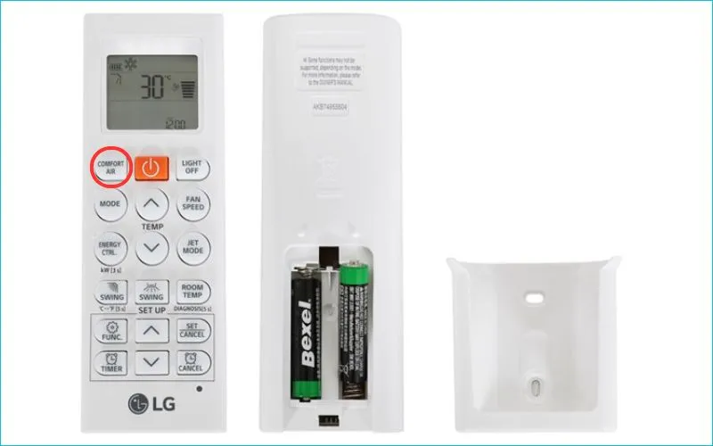 COMFORT AIR mang lại luồng gió thoải mái, không gây khó chịu