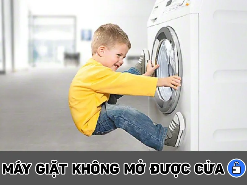 Hình ảnh chi tiết về công tắc cửa bị kẹt, nguyên nhân phổ biến khiến cách mở máy giặt LG khi bị khoá không thành công.