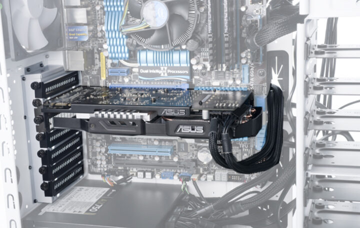 Lắp card đồ họa.