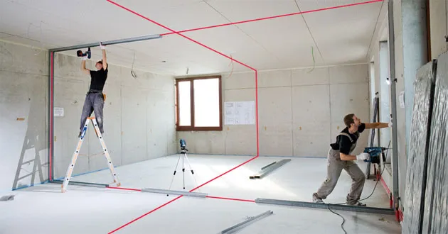 Hướng dẫn chi tiết quy trình lắp đặt và cách sử dụng máy laser xây dựng trên công trường