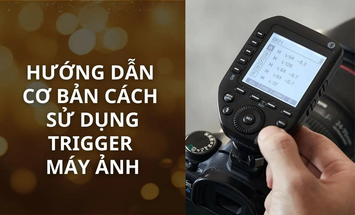 Các bước cơ bản để kết nối trigger máy ảnh cho người mới bắt đầu