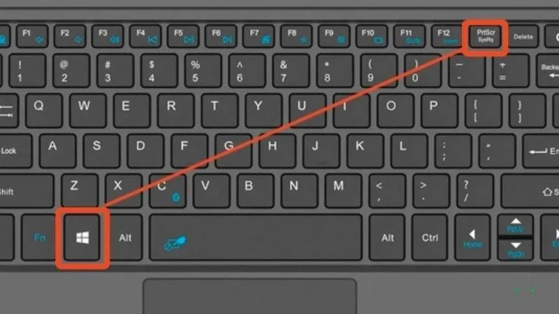 Sử dụng phím Windows + Print Screen để chụp màn hình và lưu ảnh
