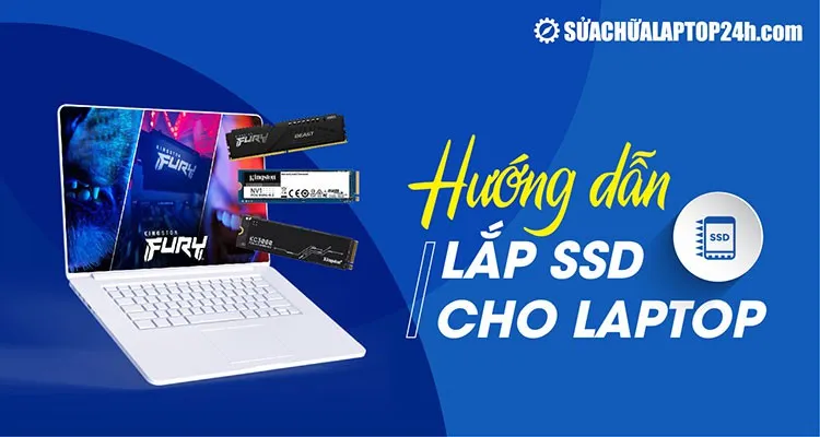 Hướng dẫn lắp SSD cho laptop banner