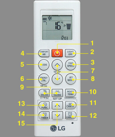 Cách Sử Dụng Điều Khiển Máy Điều Hòa LG Hiệu Quả Nhất