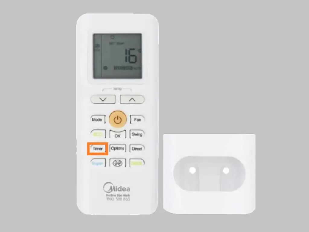 Tổng quan các nút điều khiển máy lạnh Midea và các biểu tượng trên màn hình