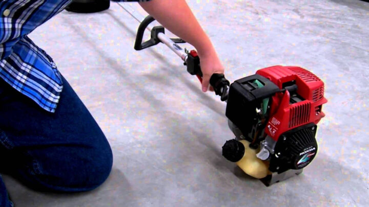 Cách khởi động và cách tắt máy cắt cỏ 2 thì