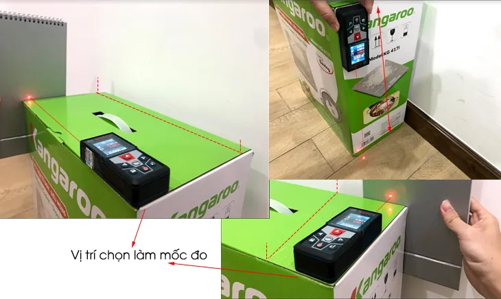 Cách đo thể tích bằng máy đo khoảng cách Bosch GLM