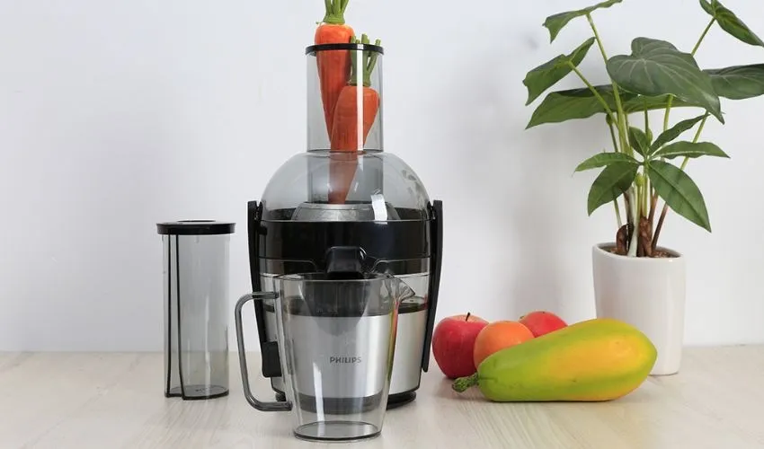 Tháo lắp các bộ phận máy ép trái cây Philips HR1863 để vệ sinh đúng cách sử dụng máy ép trái cây philips