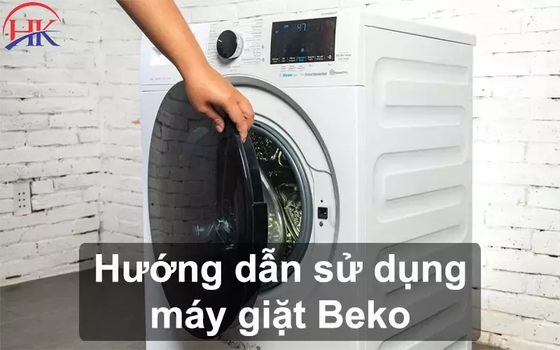 Kỹ thuật viên tư vấn cách sử dụng máy giặt beko an toàn tại nhà