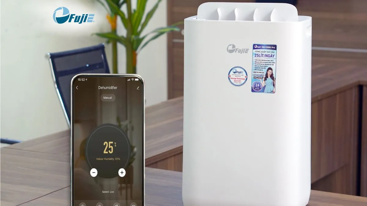 Vị trí đặt máy hút ẩm FujiE tối ưu hiệu quả