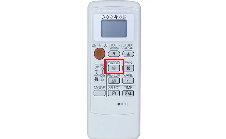 Sử dụng chế độ Econo Cool trên máy lạnh Mitsubishi Electric giúp tối ưu hóa tiêu thụ điện năng mà vẫn đảm bảo cảm giác thoải mái