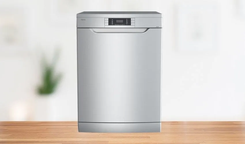 Cấu tạo cơ bản của máy rửa bát Teka, với các bộ phận chính như khay đựng muối, ngăn chứa chất tẩy rửa và hệ thống tay phun nước, minh họa cho cách sử dụng máy rửa bát Teka hiệu quả.