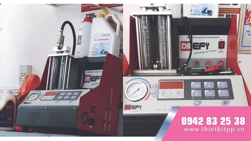 Súc rửa kim phun xăng điện tử