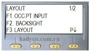 Màn hình nhập tên file dữ liệu trên máy toàn đạc điện tử Topcon, một bước cơ bản trong cách sử dụng máy toàn đạc điện tử topcon để quản lý thông tin dự án hiệu quả.