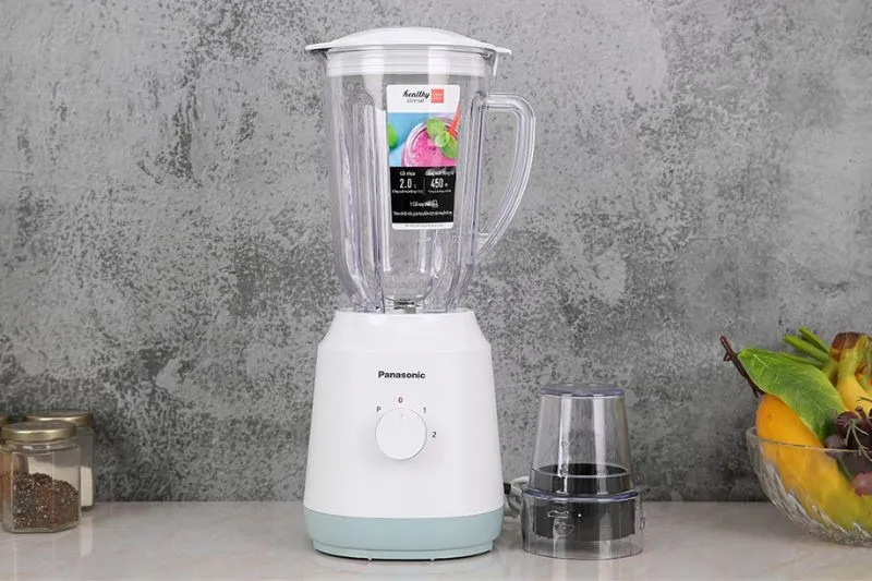 Quy trình vệ sinh máy xay sinh tố Panasonic được minh họa với mẫu MX-EX1511WRA, đảm bảo sạch sẽ và duy trì tuổi thọ thiết bị.