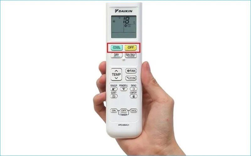 Khắc phục sự cố remote máy lạnh Daikin không hoạt động khi thực hiện cách mở máy lạnh Daikin.