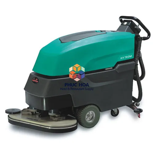 Máy chà sàn liên hợp HY760M hoạt động bền bỉ, dễ điều khiển