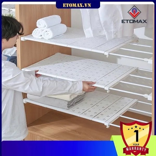 Kệ đa năng chia ngăn không cần khoan bắt vít lắp đặt nhiều tầng