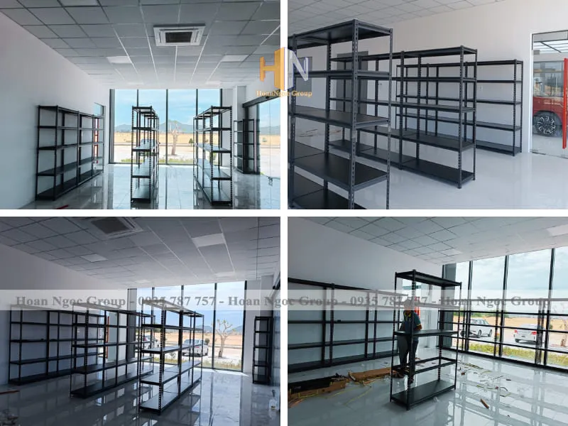 Dự án lắp đặt kệ tự lắp ráp tại Công ty TNHH Moveo Bình Định