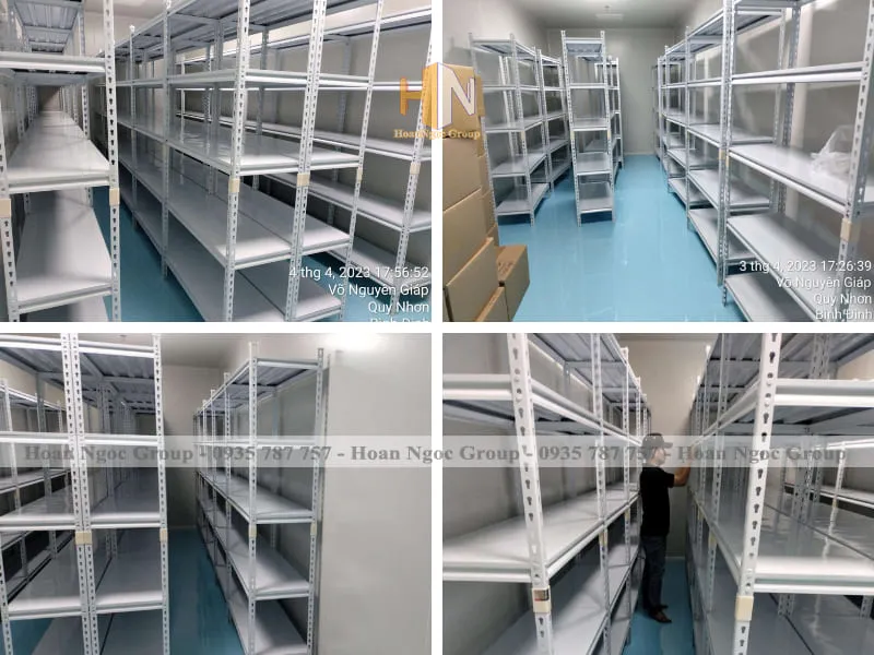 Kệ kho hàng tự lắp ráp chất lượng cao tại Bidiphar Bình Định