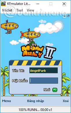 Tạo Tài Khoản Để Chơi Game Java