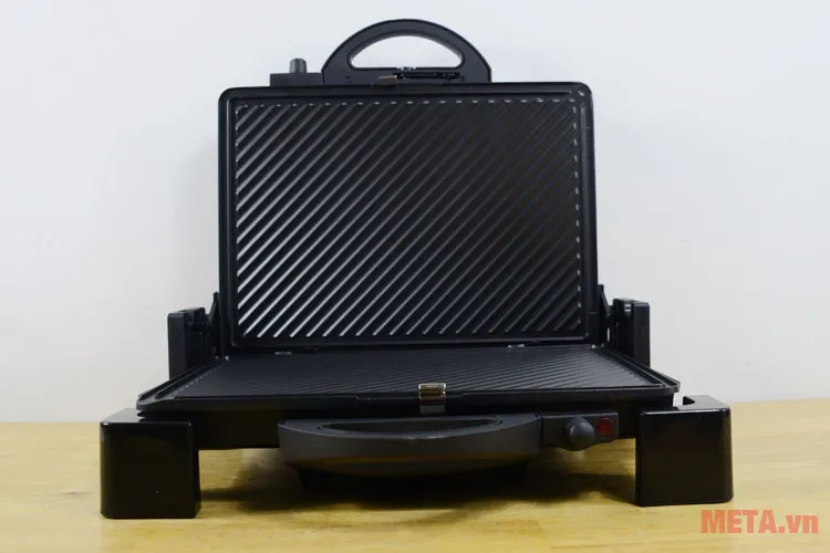 Cách sử dụng máy kẹp bánh mì Tiross để nướng bánh