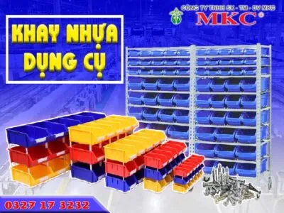 Khay kệ nhựa đựng ốc vít Minh Khang