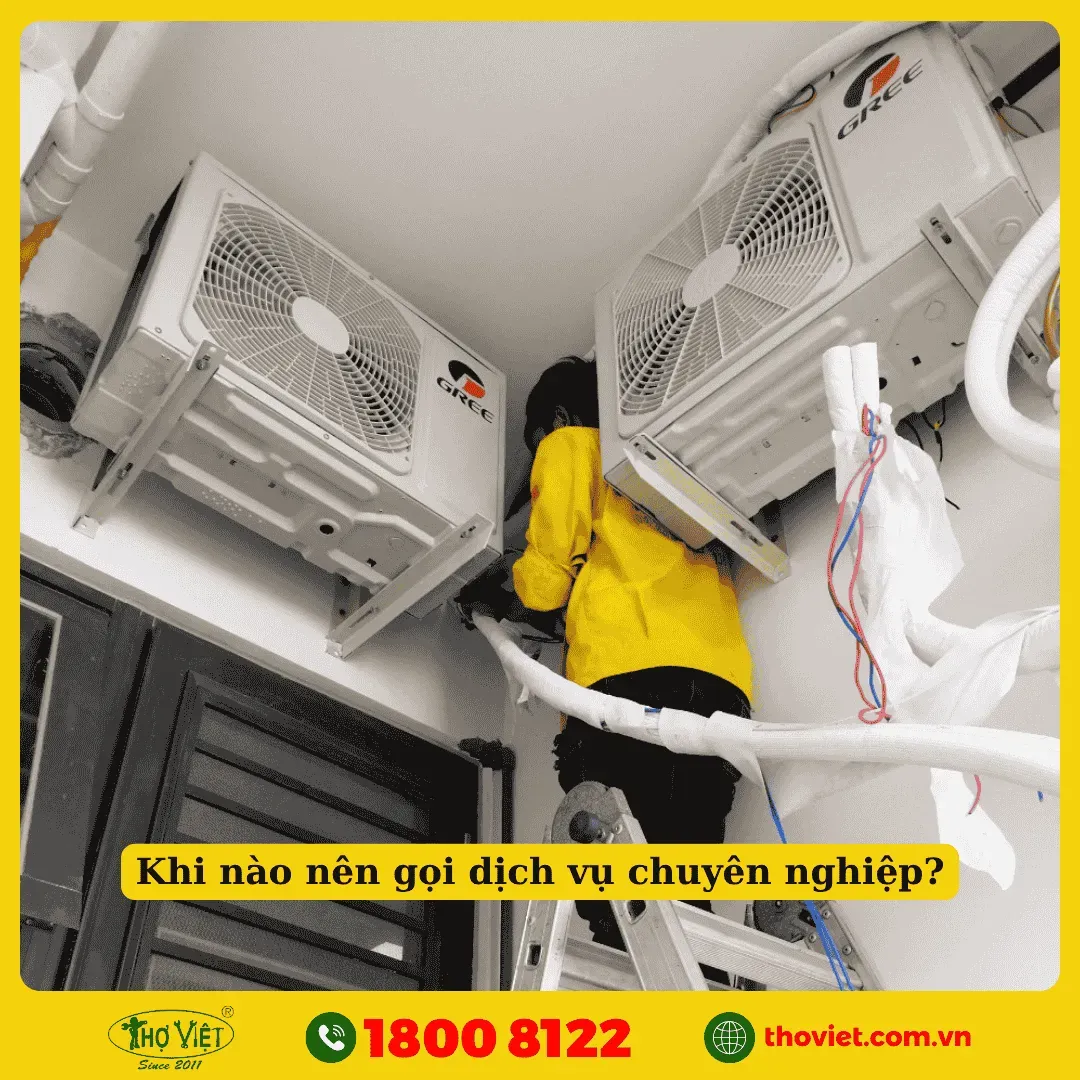 Trường hợp nào cần gọi dịch vụ tháo máy lạnh Sharp chuyên nghiệp