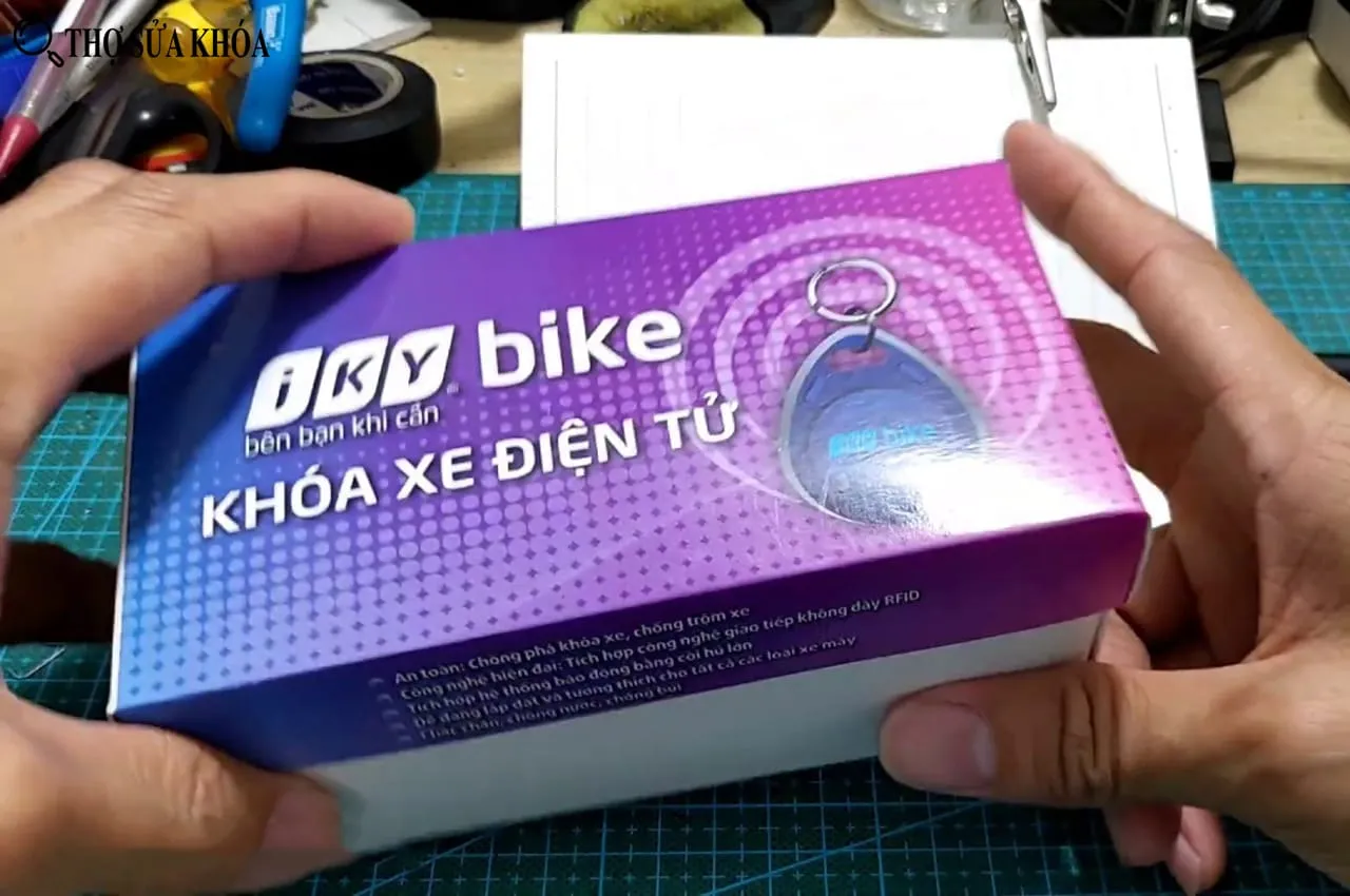 Bộ Khóa Chống Trộm Xe Máy IKY BIKE-Khóa Xe Điện Tử An Toàn