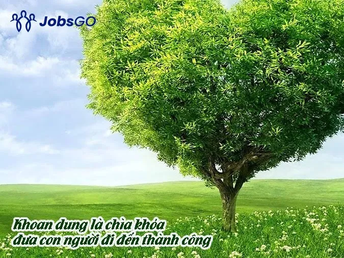 Biểu hiện của lòng khoan dung - hình ảnh người bình tĩnh trong mọi tình huống